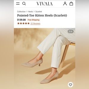 Vivaia nude pumps - NWOT